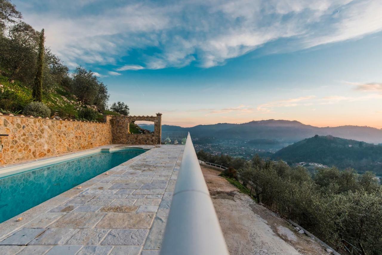 Charming Farmhouse In The Hills, Private Pool, Sea View, Dream Panorama カマイオーレ エクステリア 写真