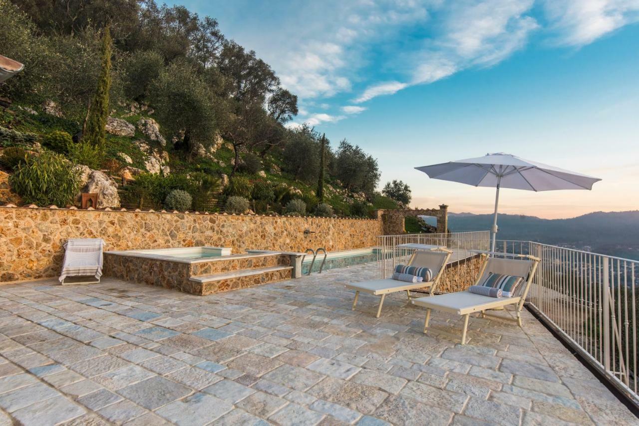 Charming Farmhouse In The Hills, Private Pool, Sea View, Dream Panorama カマイオーレ エクステリア 写真