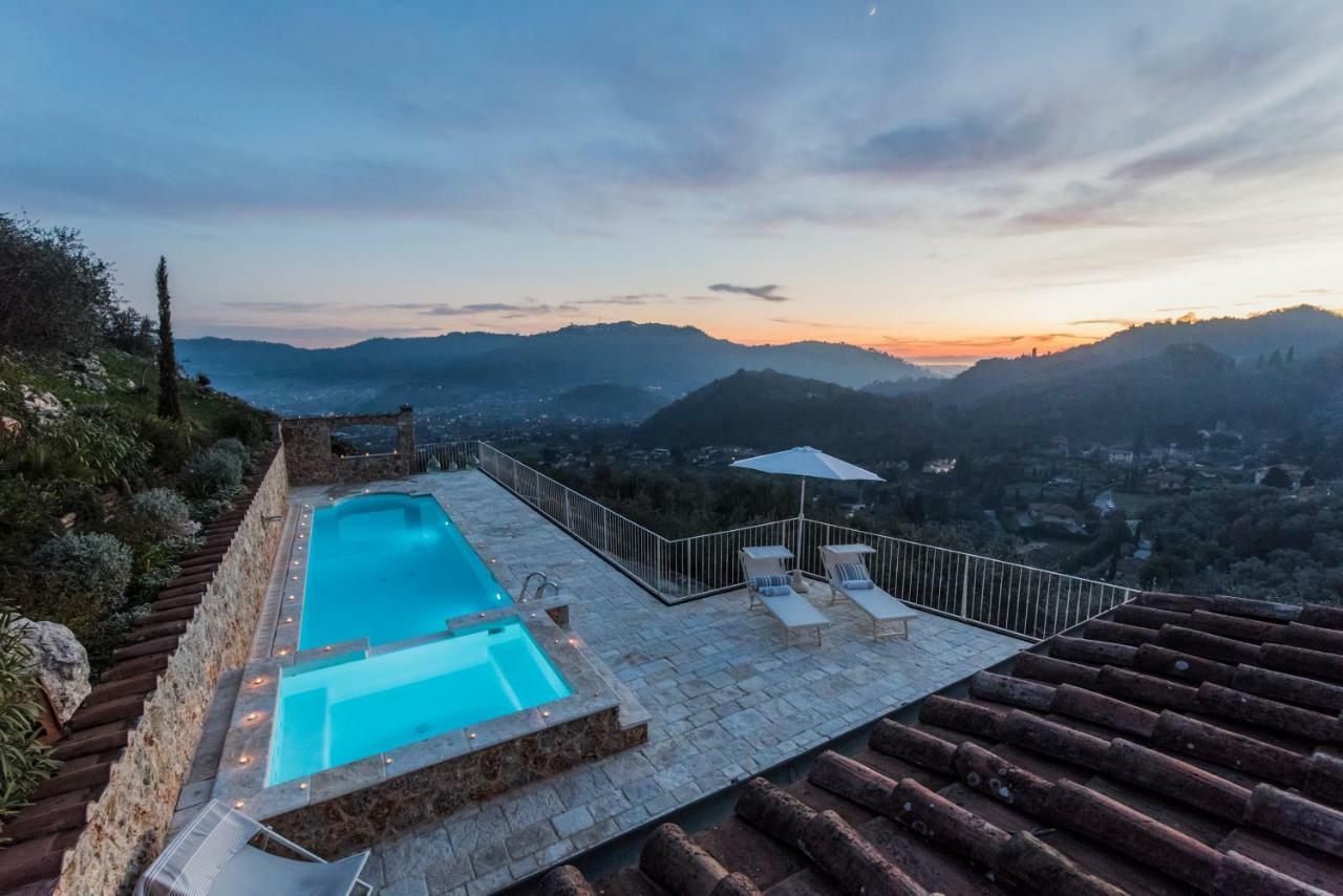 Charming Farmhouse In The Hills, Private Pool, Sea View, Dream Panorama カマイオーレ エクステリア 写真