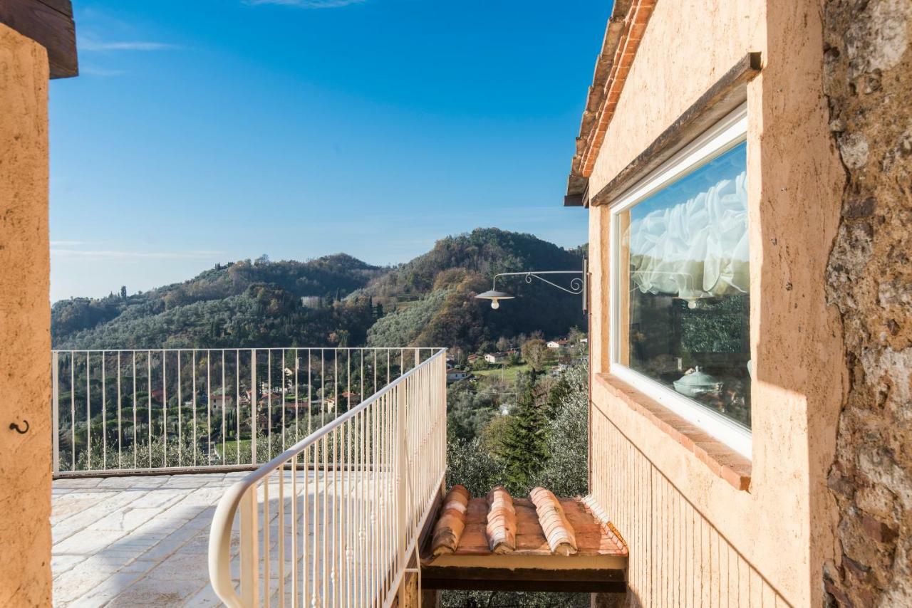 Charming Farmhouse In The Hills, Private Pool, Sea View, Dream Panorama カマイオーレ エクステリア 写真