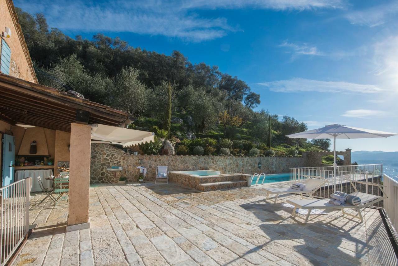 Charming Farmhouse In The Hills, Private Pool, Sea View, Dream Panorama カマイオーレ エクステリア 写真