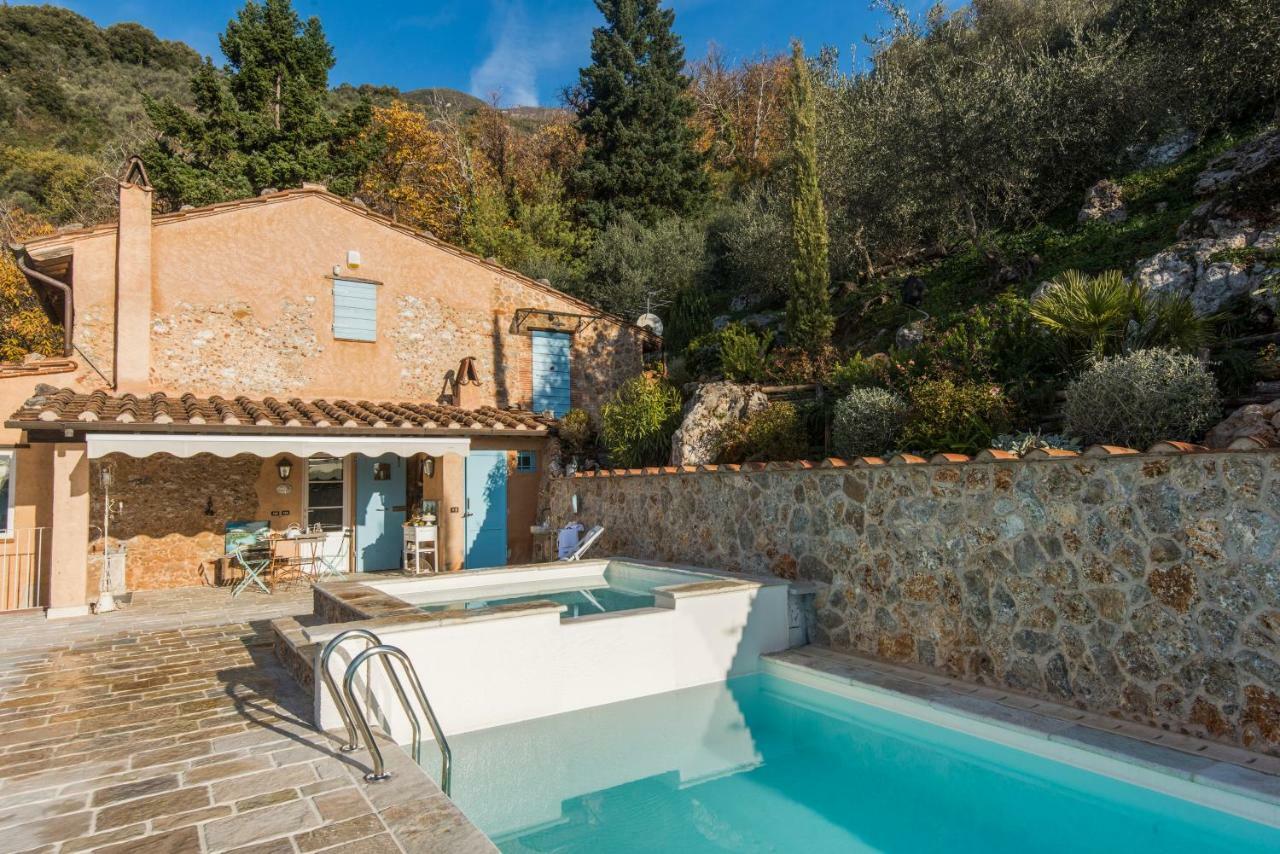 Charming Farmhouse In The Hills, Private Pool, Sea View, Dream Panorama カマイオーレ エクステリア 写真